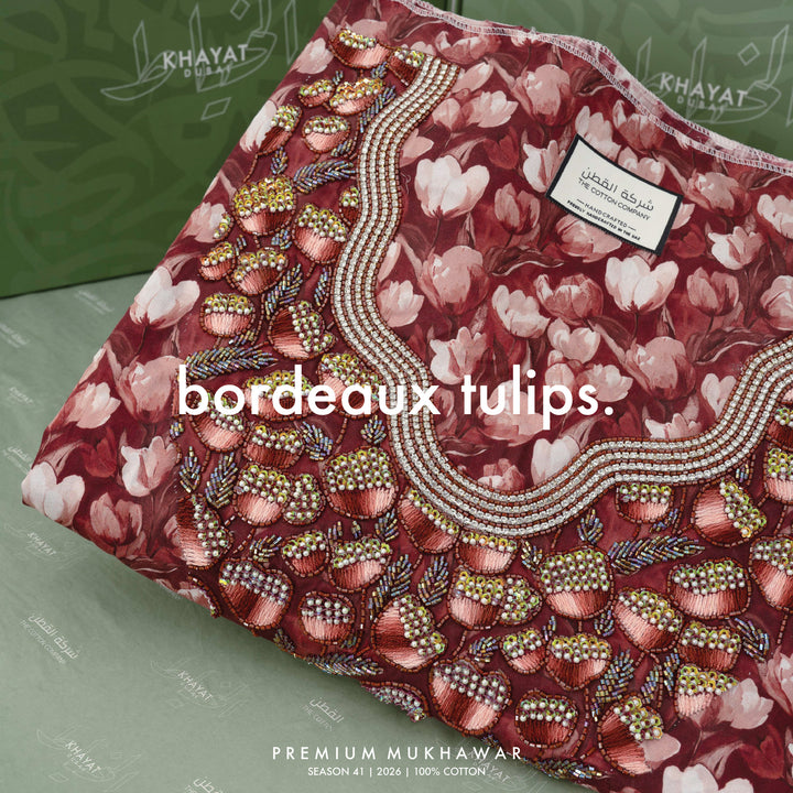 BORDEAUX TULIPS