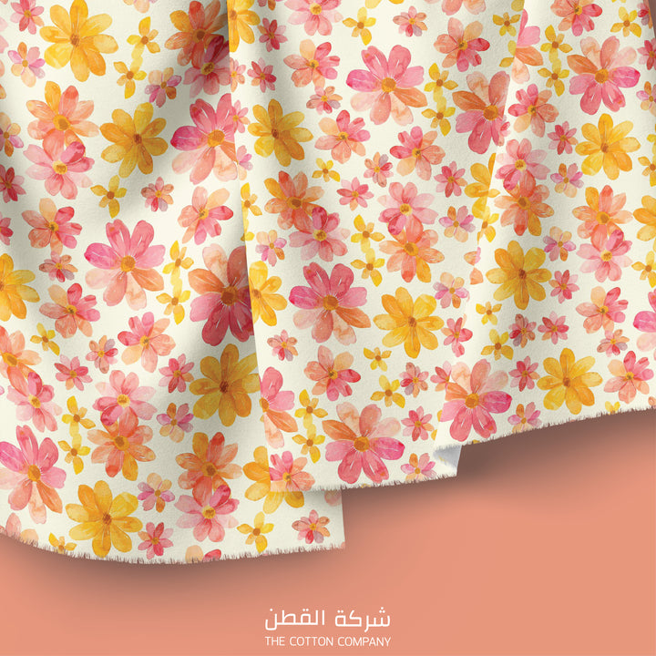 Fabric - Peach Fields