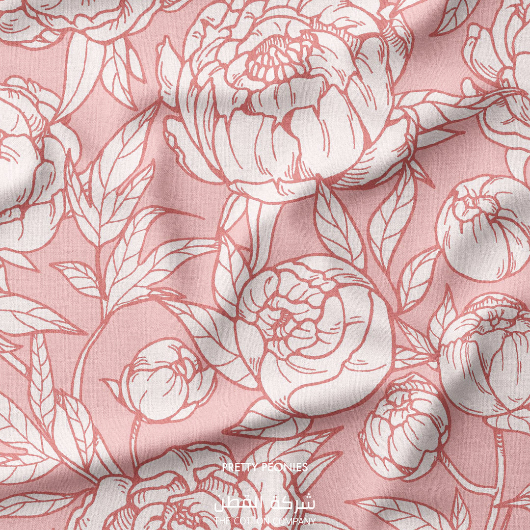 Fabric - Pretty Peonies