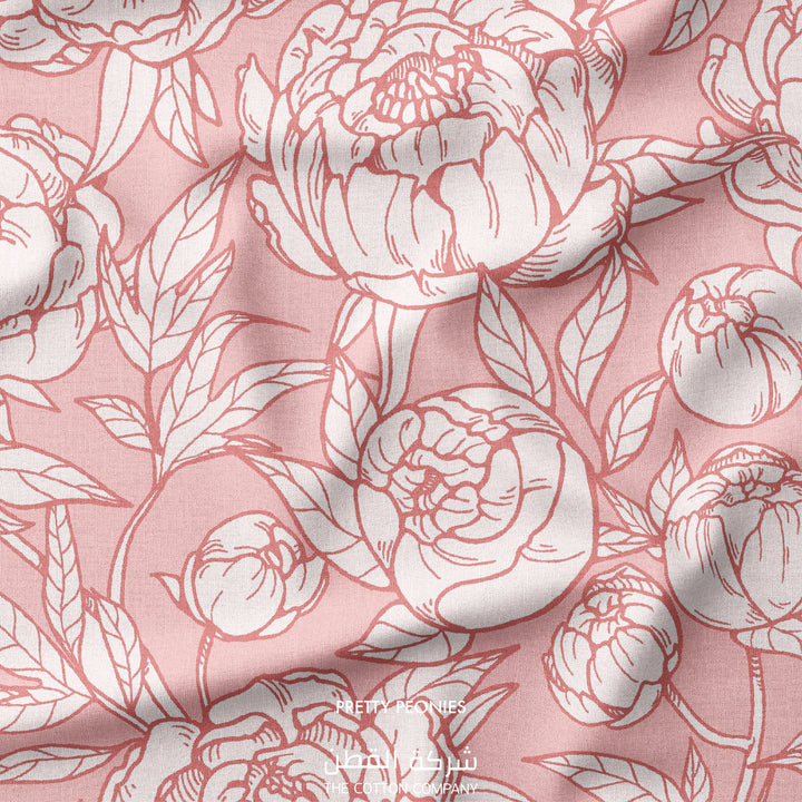 Fabric - Pretty Peonies