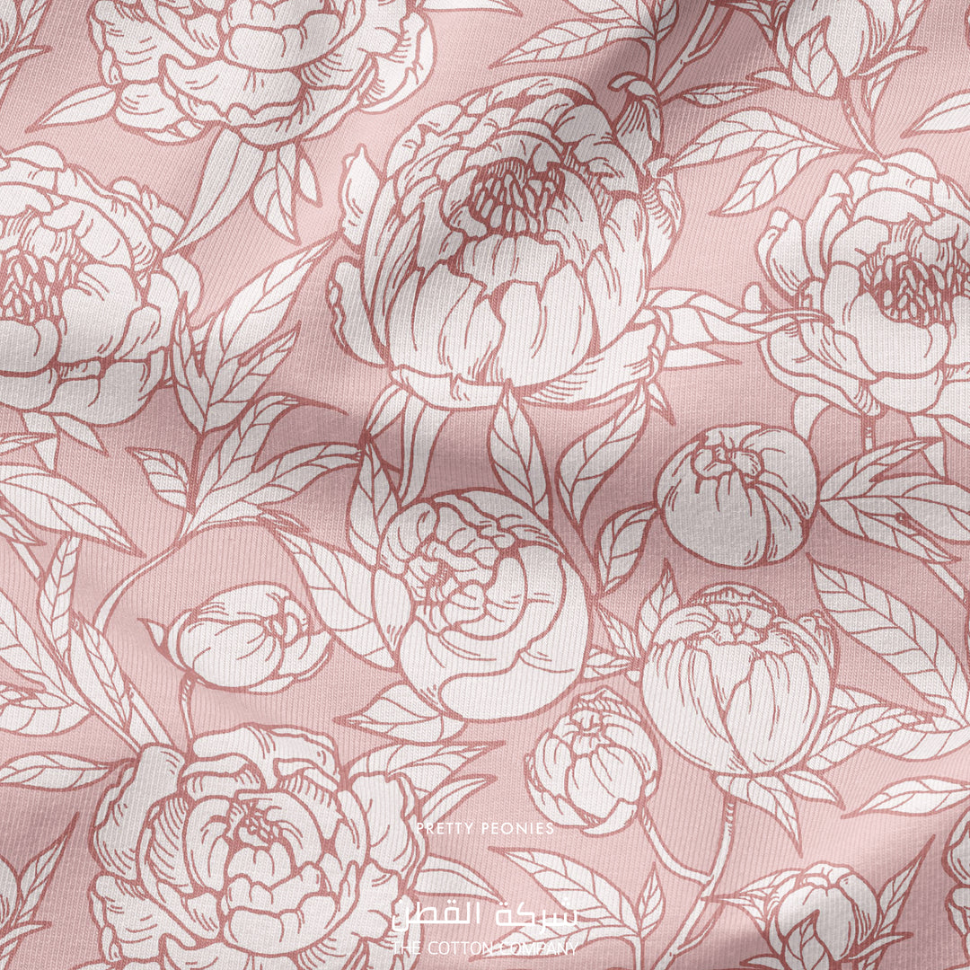 Fabric - Pretty Peonies