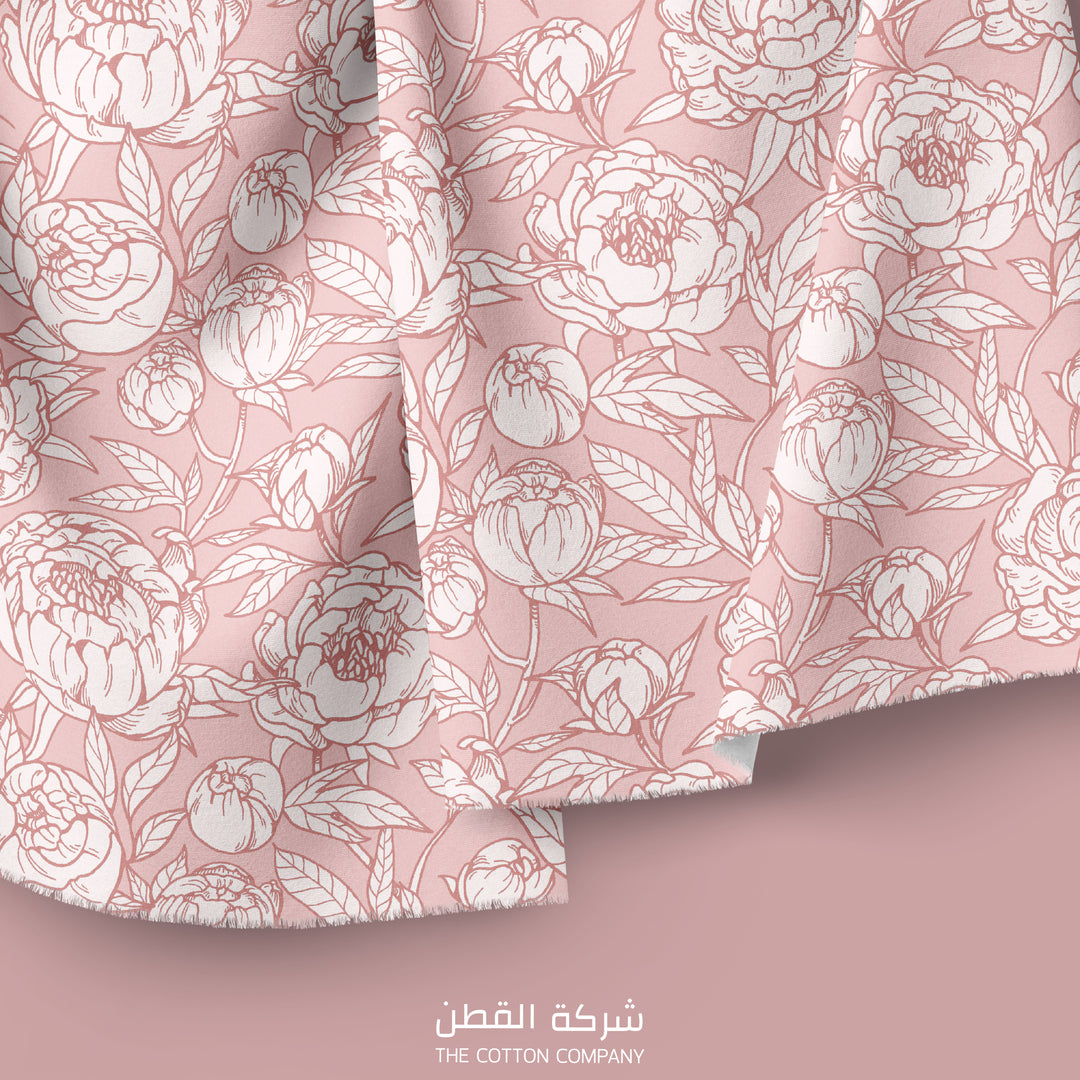 Fabric - Pretty Peonies