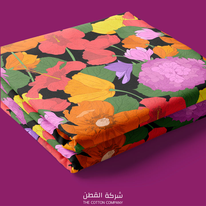 Fabric - Puffy Blooms