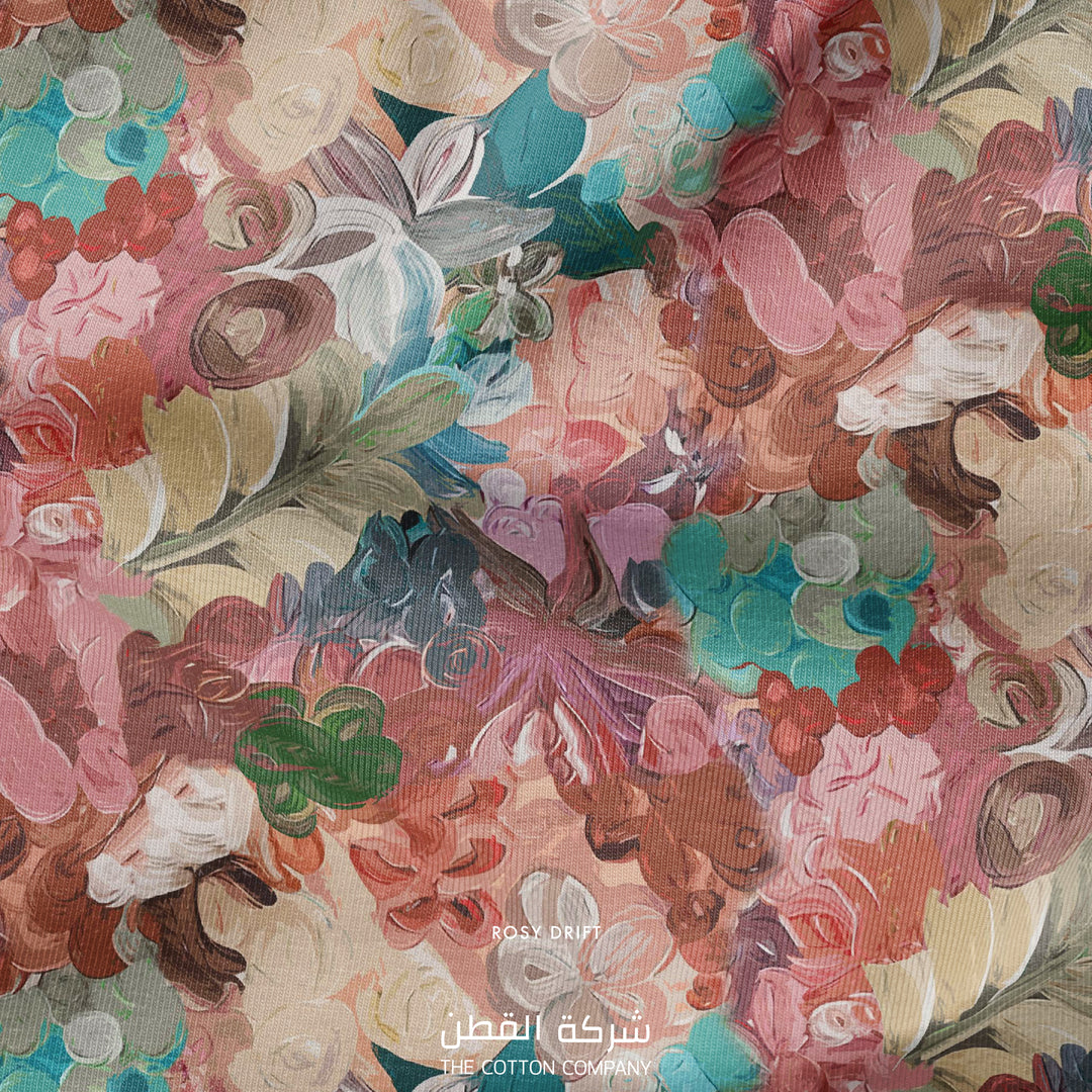 Fabric - Rosy Drift