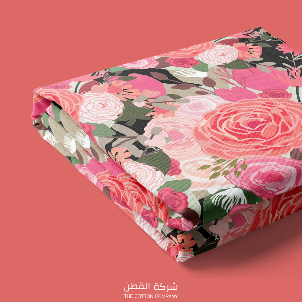 Shade Cloth For Roses Fabric - Shades of Roses – The Cotton Company