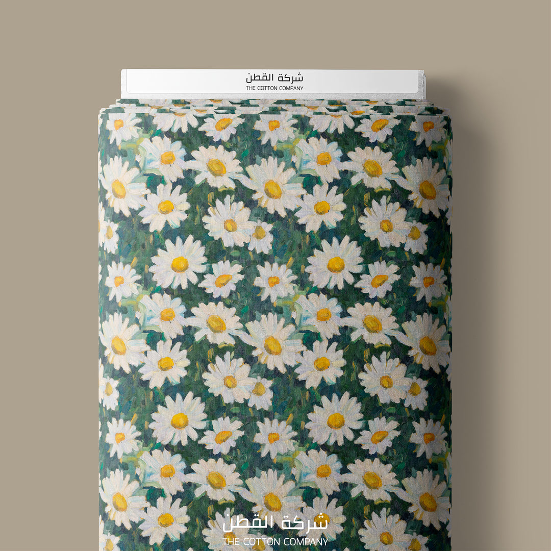 Fabric - Watercolor Daisies