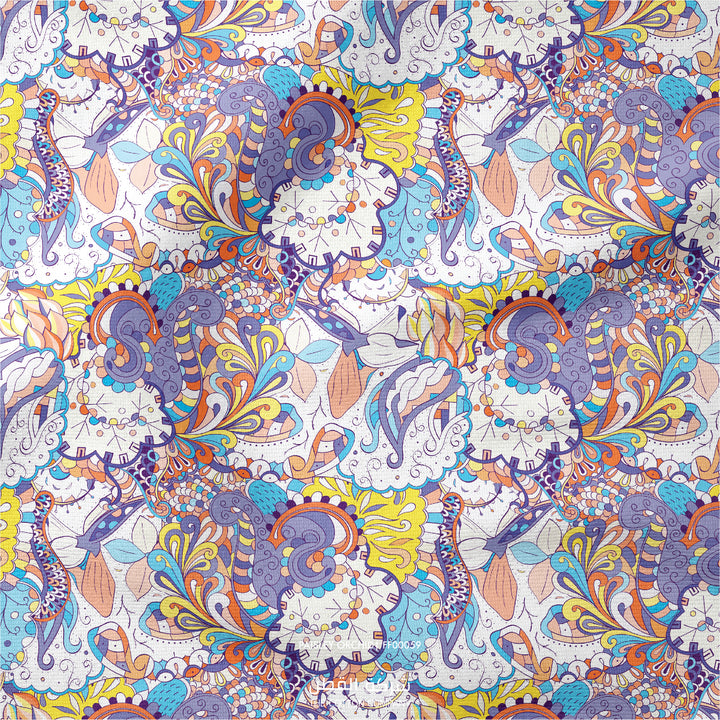 Fabric - Paisley Orchid
